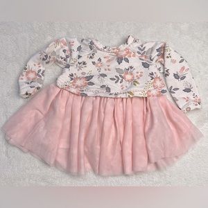 Gillian’s Closet pink tulle dress 6-9 mts